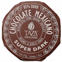 Taza Chocolate Organic Super Dark 85% Dark Chocolate Mexicano Discs
