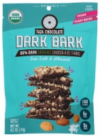 Taza Chocolate Dark Bark Sea Salt & Almond Organic Dark Chocolate Thins