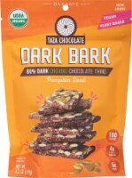 Taza Chocolate® Gluten Free Dark Bark Chocolate Pumpkin Seed Snacking Thins