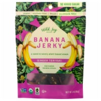 Wild Joy Banana Jerky Ginger Teriyaki Marinated Banana Slices