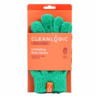 Cleanlogic® Exfoliating Stretch Bath & Shower Gloves Perspective: Main