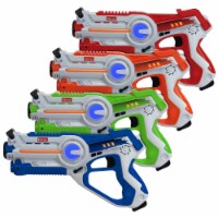 Kidzlane Laser Tag Set of 4: Indoor/Outdoor Play for Kids/Teens 8-12