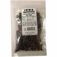 Iowa Smokehouse & Preferred Wholesale 253841 10 oz Cracked Black Pepper Flavor Beef Jerky - P