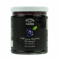 Southern City Flavors Wild Maine Blueberry Champagne Jam All Natural 10 oz