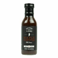 Southern City Flavors Maple Chipotle BBQ Sauce With 100% Pure Maple Syrup 15 oz