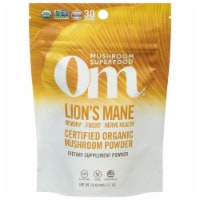 OM Lion's Mane Organic Gluten Free Mushroom Superfood Powder
