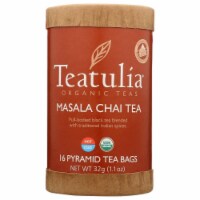 Teatulia - Tea Masala Chai - Case of 6 - 16 CT