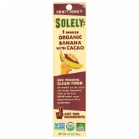 Solely® Organic Banana with Cacao Fruit Jerky Perspective: Main