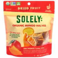 Solely - Dried Fruit Organic Mango Halves - Case of 6-8 oz.