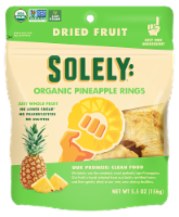 Solely - Dried Fruit Organic Pineapple Rings - Case of 6-5.5 OZ