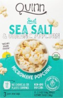 Quinn® Just Sea Salt Microwave Popcorn Perspective: Main
