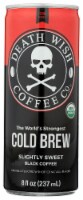 Death Wish Coffee Slightly Sweet Black Cold Brew