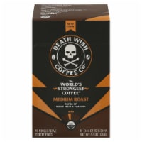 Death Wish Coffee Co.® Medium Roast Organic Coffee Pods Perspective: Main