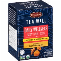Celestial Seasonings® Tea Well Organic Turmeric Spice Daily Wellness Herbal Supplement Tea Perspective: Main
