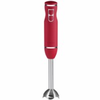 Chefman 300 Watt 2 Speed Immersion Blender - Red/Silver Perspective: Main