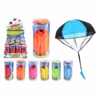 Diamond Visions 6027569 Skydiver Parachute Plastic Toy, Multi Color - Pack of 24