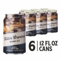 Warped Wing Killer Brownie Brown Ale Craft Beer 6-Pack Cans Perspective: Main