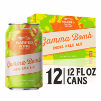 Warped Wing Gamma Bomb IPA Craft Beer 12-Pack Cans Perspective: Main