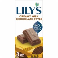 LILY'S Creamy Milk Chocolate Style No Sugar Added Sweets Bar
