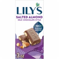 LILY'S Salted Almond Milk Chocolate Style No Sugar Added Sweets Bar