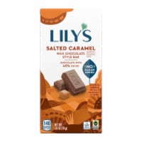 LILY'S Salted Caramel Flavored Milk Chocolate Style No Sugar Added Sweets Bar