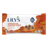Lily's Chocolate Pumpkin Spice Baking Chips Perspective: Main