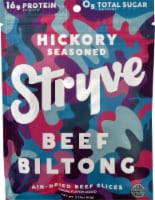 Stryve Hickory Seasoned Beef Biltong Air-Dried Beef Sticks Perspective: Main