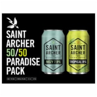 Saint Archer Craft Beer 50/50 Paradise Variety Pack Perspective: Main