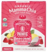 Mamma Chia® Organic Strawberry Lemonade Prebiotic Squeeze Snack