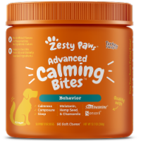 Zesty Paws® Advanced Calming Bites™ Turkey Flavor Behavior Soft Chews with Melatonin