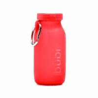 Bubi Brands BB42CR393 14oz & 414 ml Foldable Water Bottle Rose, Crimson Red