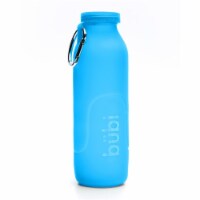 Bubi Brands BB100PB447 35oz & 1000 ml Foldable Water Bottle Rose, Pacific Blue