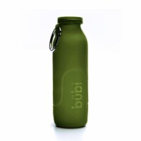 Bubi Brands BB100OD478 35oz & 1000 ml Foldable Water Bottle Rose, Olive Drab