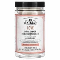 J R Watkins Love Bath & Shower Aromatherapy Tablets Peony & Patchouli 6 Aromatherapy