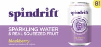 Spindrift® Blackberry Flavored Sparkling Water Cans Perspective: Main