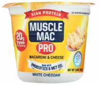 Muscle Mac® Pro White Cheddar Macaroni & Cheese Single Serve Cup Perspective: Main