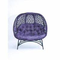 Flowerhouse FHPC400-FOL Cozy Pumpkin Loveseat, Purple