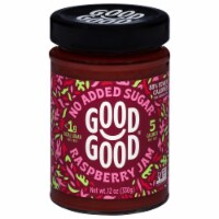 Good Good® No Added Sugar Raspberry Jam Perspective: Main