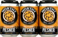 Worthy Brewing Co. Sol Power Pilsner Beer Perspective: Main