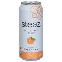 Steaz® Organic Iced Peach Green Tea Perspective: Main