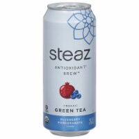 Steaz® Organic Blueberry Pomegranate Acai Iced Green Tea Perspective: Main