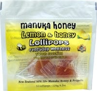 ManukaGuard Honey Lemon & Honey Lollipops