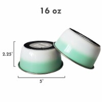 JoJo Modern Pets Eco-friendly Stainless Steel Deep Dog Bowl - Mint Green - 32 oz