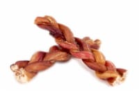 JoJo Modern Pets 6 Inch Braided Beef Bully Stick - All Natural Dog Treats - Standard