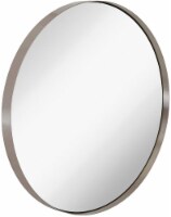 Hamilton Hills 30  Silver Round Mirror | Classic Deep Set Design | Wall Mounted