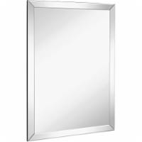 Hamilton Hills 30x40  Rectangular Polished Silver Framed Mirror