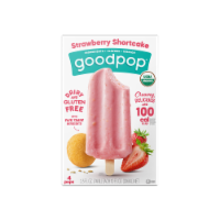 Goodpop Organic Strawberry Shortcake Pops