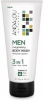 Andalou Naturals 3-in-1 Men Invigorating Body Wash