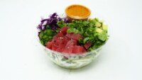 Yummi Sushi Tuna Veggie Spicy Poke Sauce Poke Bowl Perspective: Main