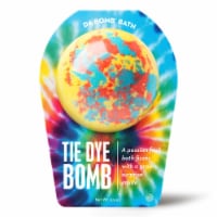 Da Bomb® Tie-Dye Bomb™ Yellow Full Size Bath Bomb Perspective: Main